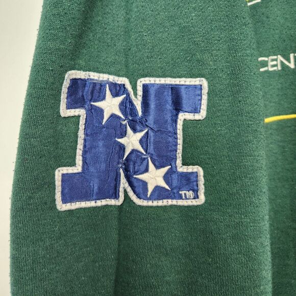 VTG 90s Green Bay Packers Sweater Men L Green Embroidered NFL Retro Colorblock - Picture 6 of 12